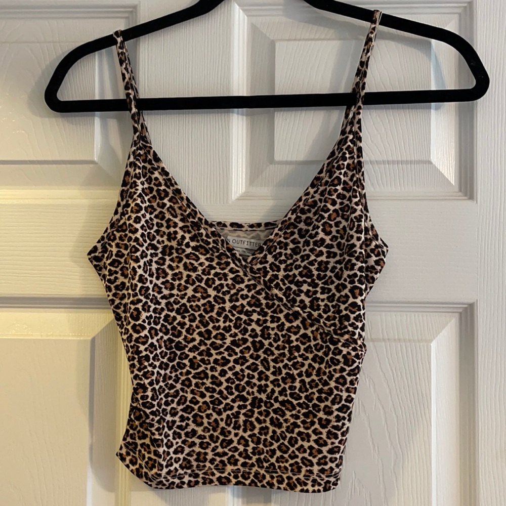 Urban outfitters leopard tank